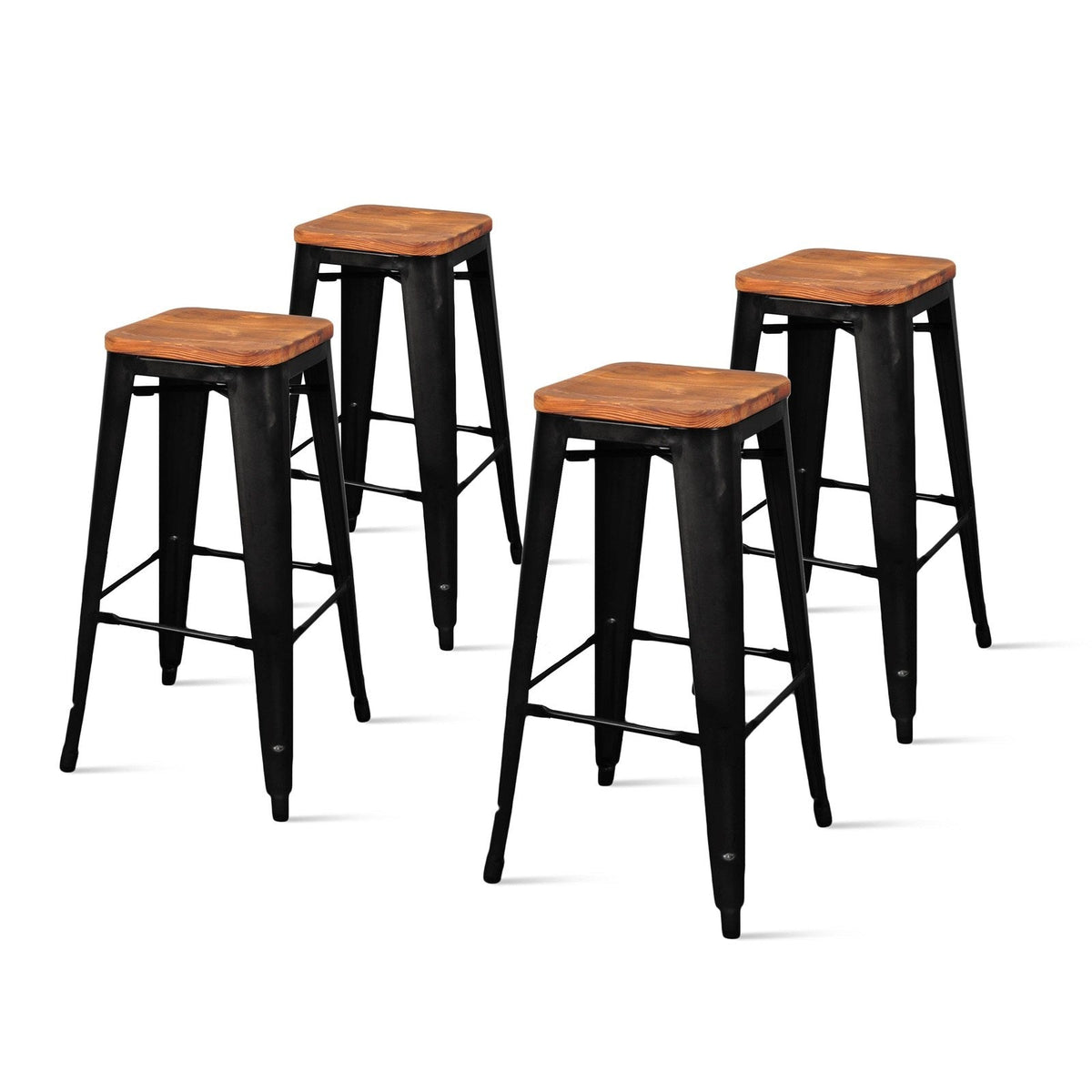 New Pacific Direct Metropolis Backless Bar Stool, (Set of 4) 938631-B