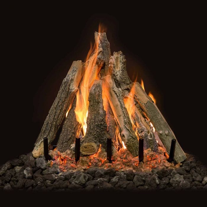 Grand Canyon Arizona Weathered Oak Kiva Gas Log Set (7 PC.) AWO-KIVALOGS