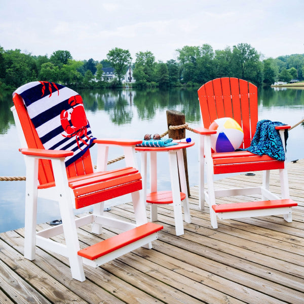 LuxCraft Adirondack Outdoor Poly Balcony Chair