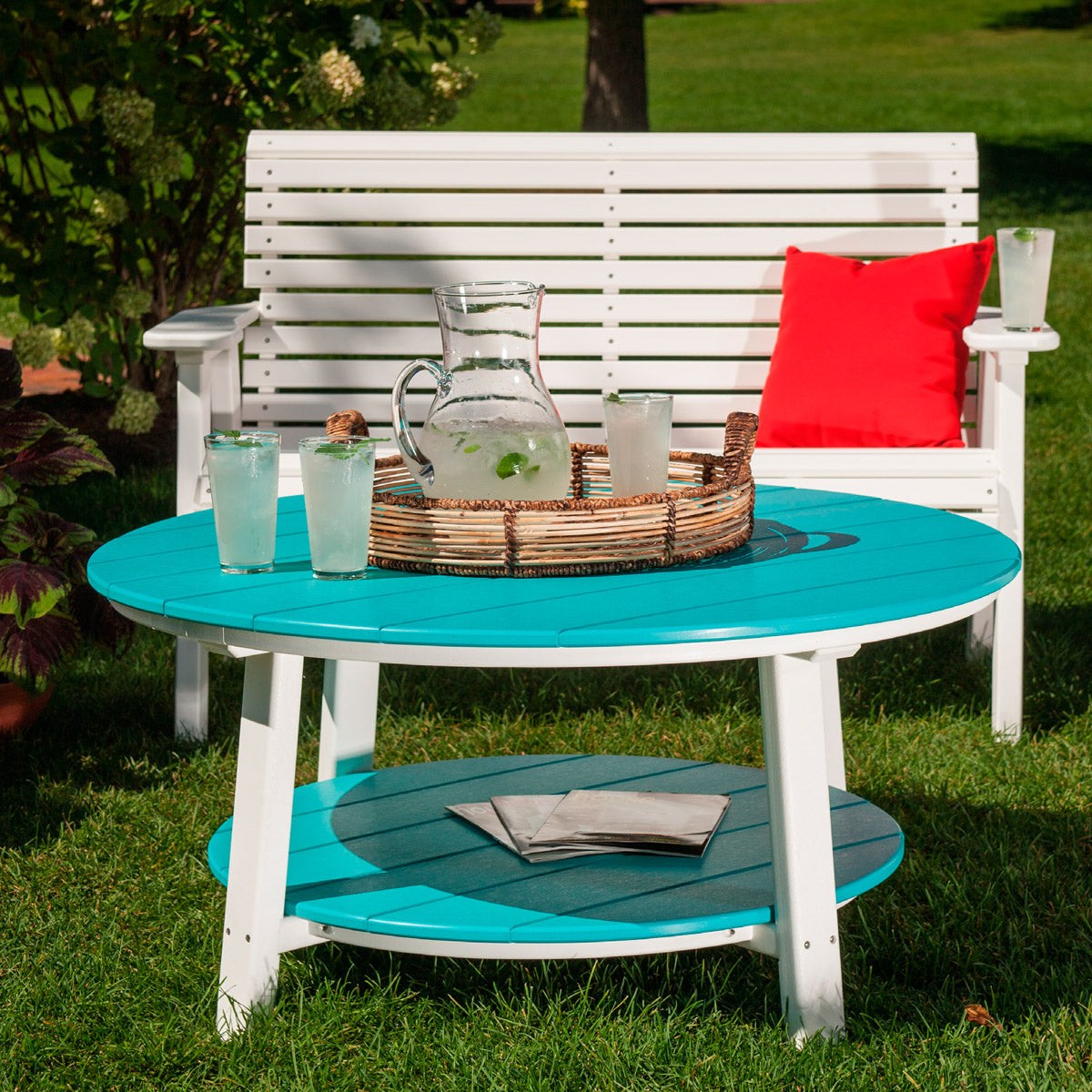 LuxCraft Deluxe Poly Conversation Table