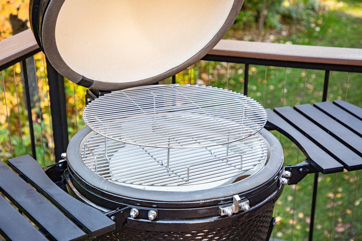 Pit Boss K24 Ceramic Kamado BBQ 60cm - Black with Cover