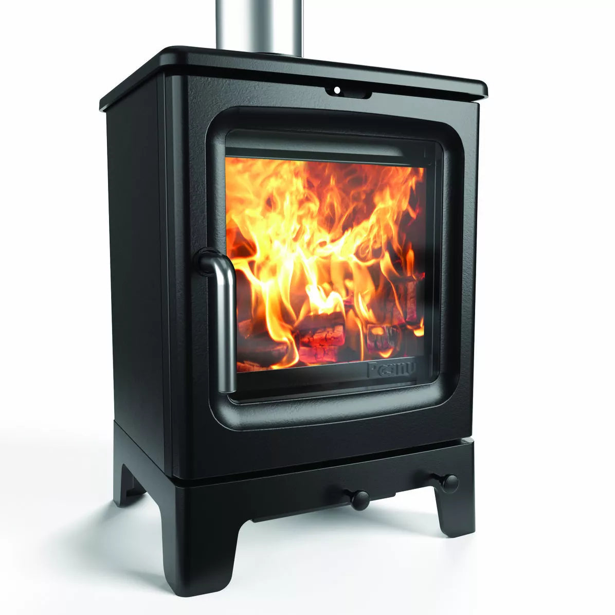 Saltfire Peanut 3 EcoDesign Wood Burning Stove – Black
