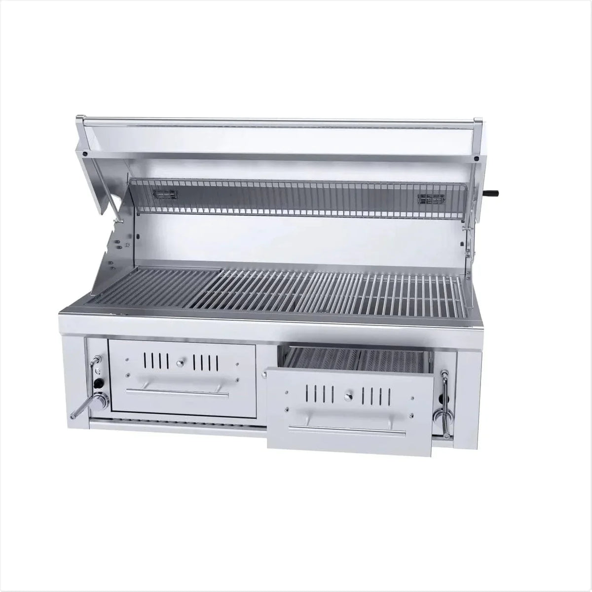 Sunstone 42" Dual Zone Gas/Charcoal/Wood Hybrid Grill