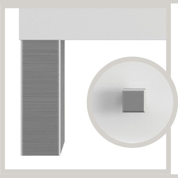 James Martin Vanities Part: Chicago Knobs and Legs Set for V30" and V36" in Brushed Nickel