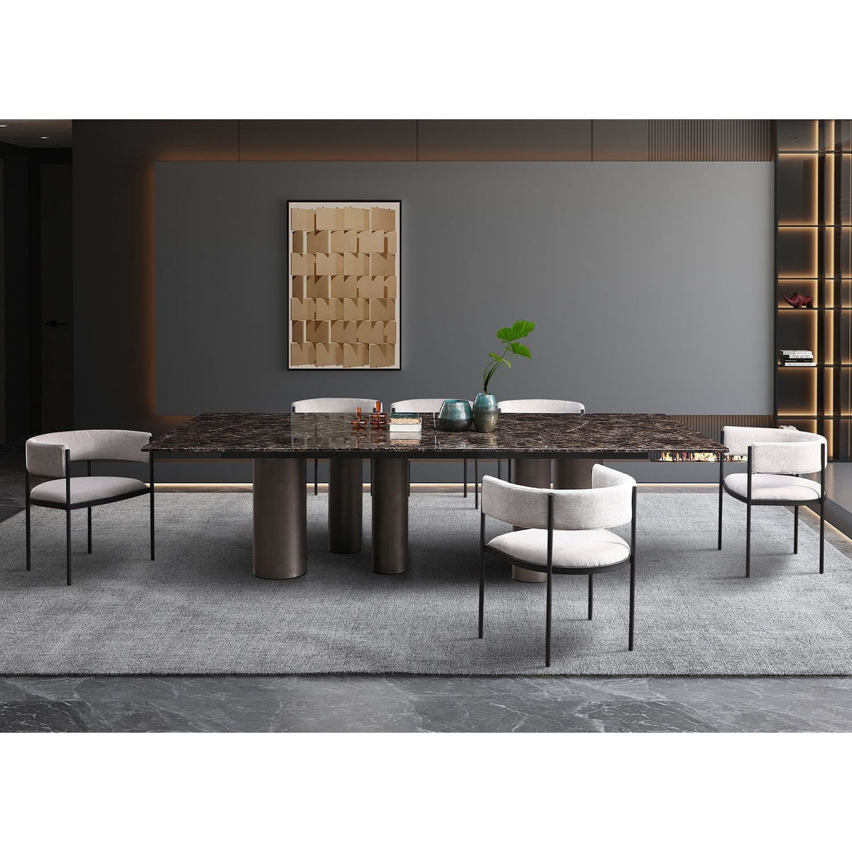 Whiteline Modern Living Envie Dining Table