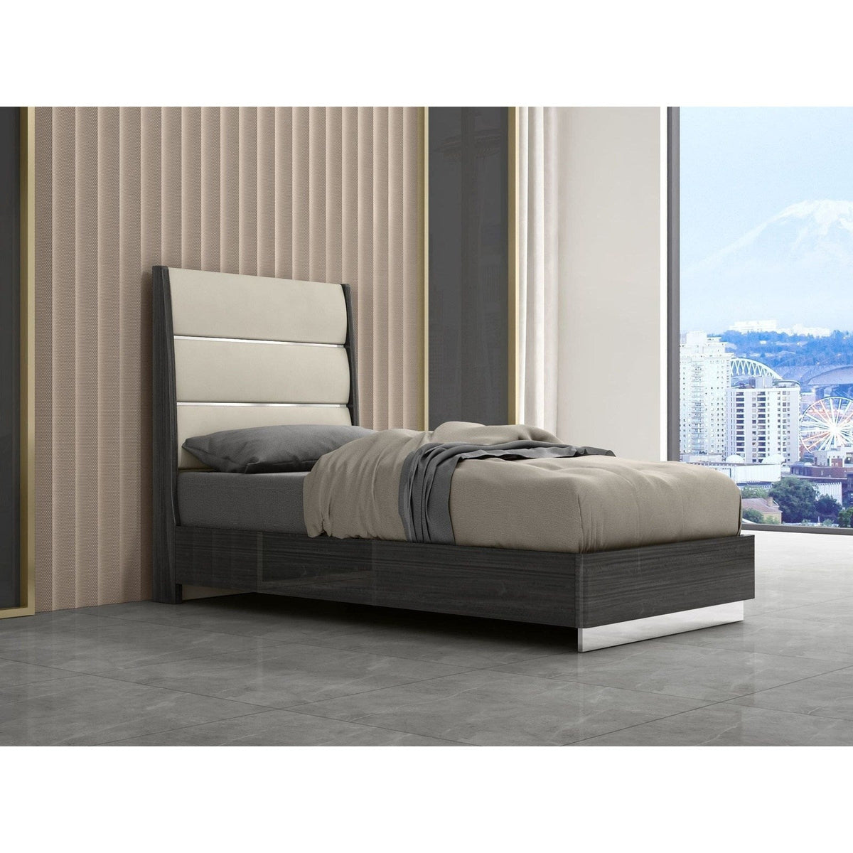 Whiteline Modern Living Pino Bed Twin