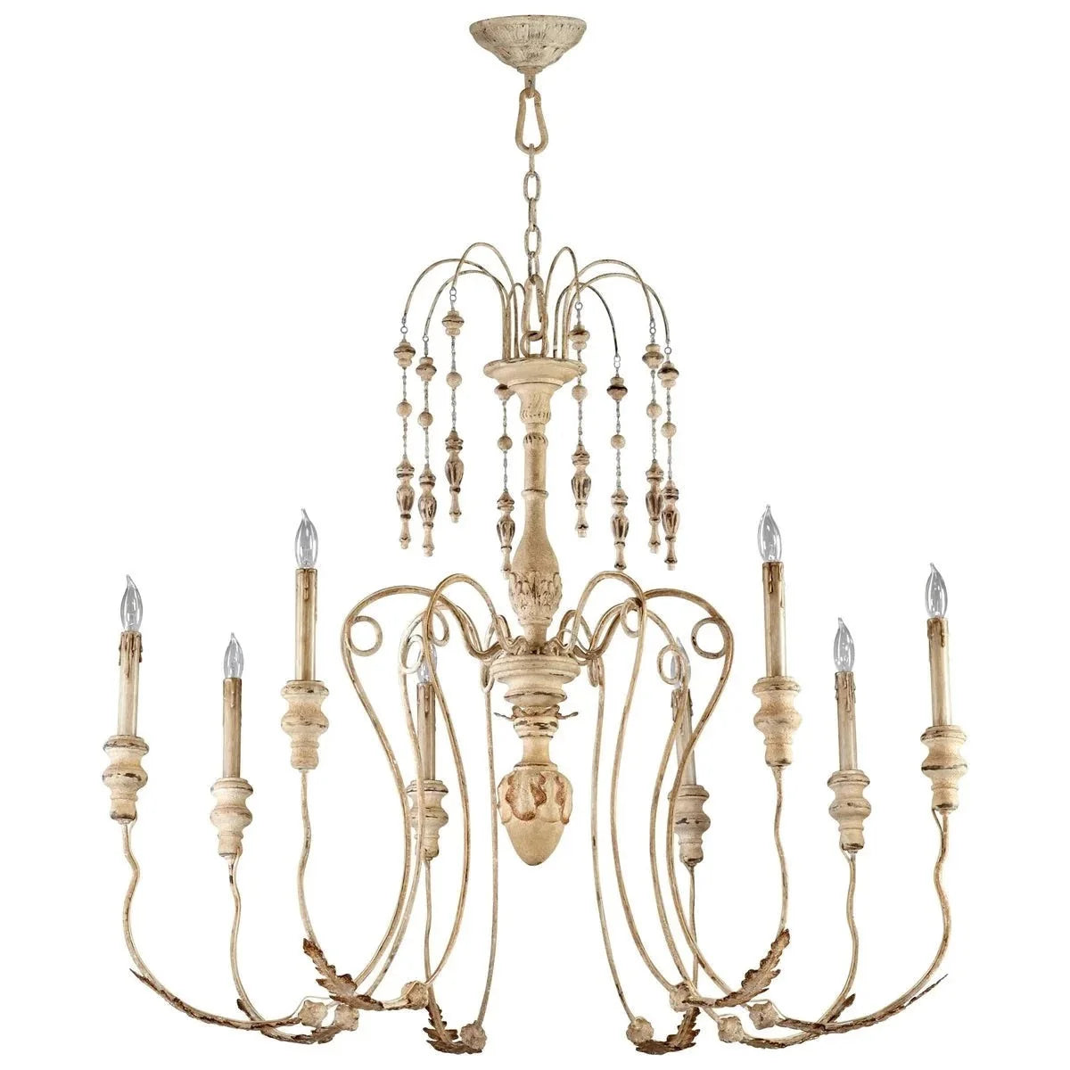 Cyan Design Maison Chandelier 8-Light | Persian White 04638
