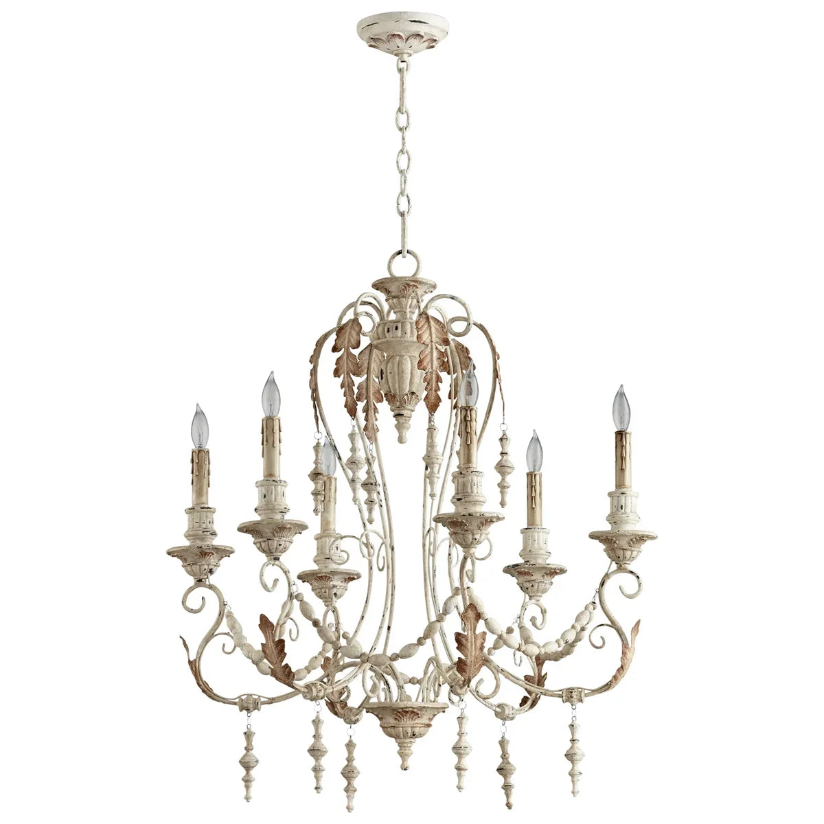 Cyan Design  Lolina Chandelier 6-Light | Persian White 06577