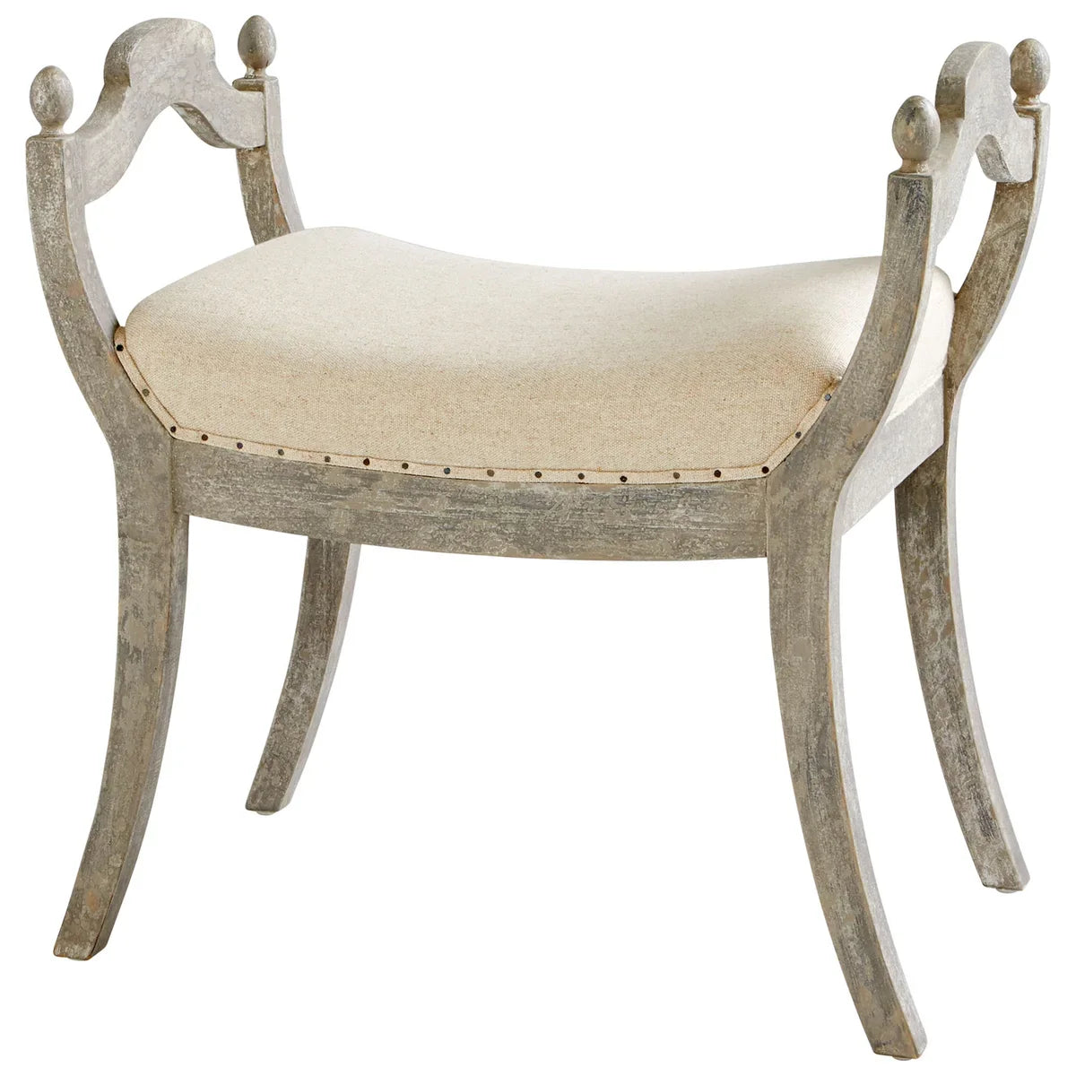 Cyan Design Alice Stool #2 | Weathered Grey - Small 09600