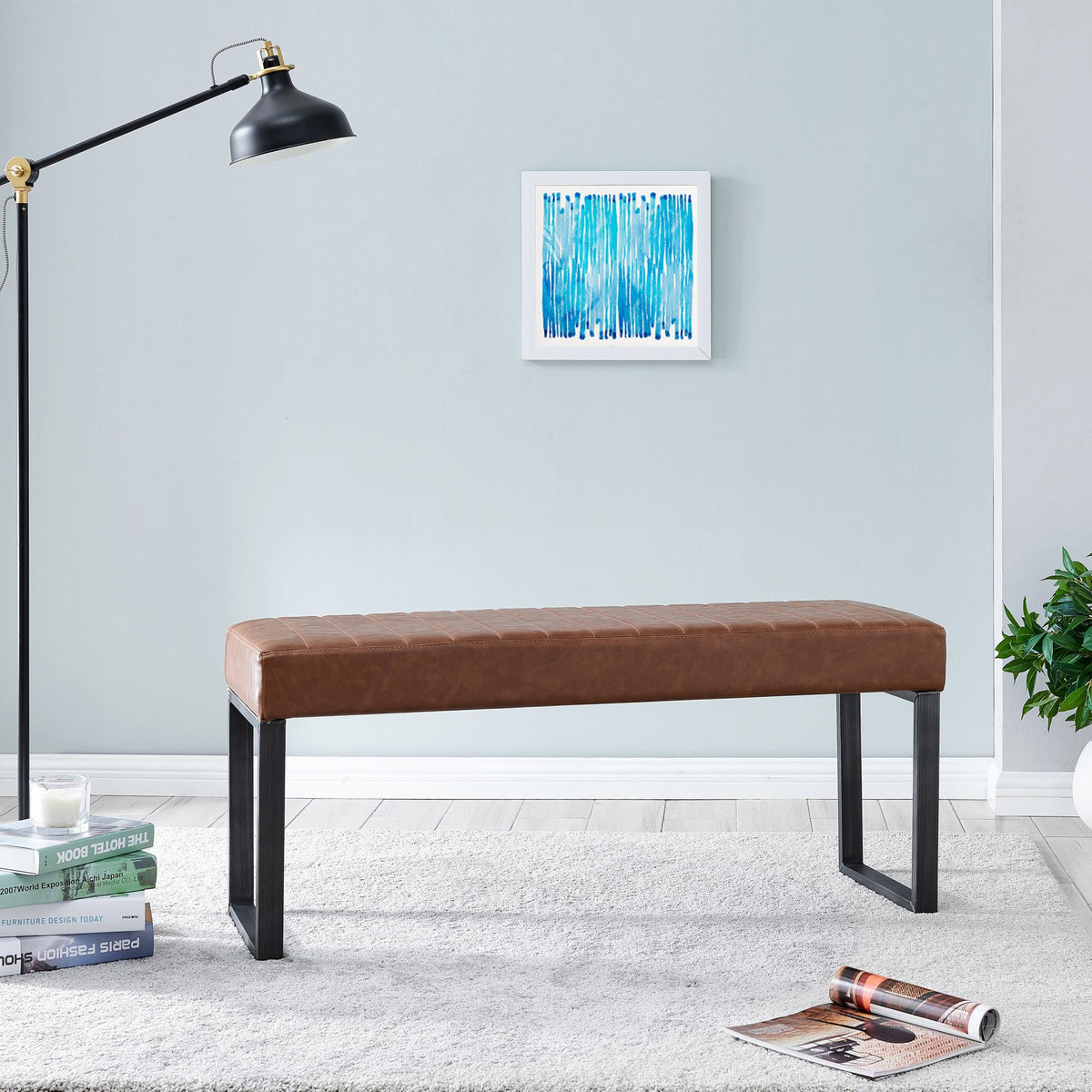New Pacific Direct Jasper PU Bench 1060005-215