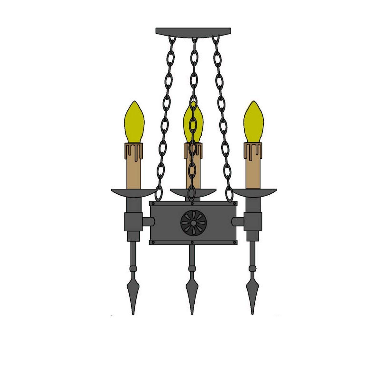 Meyda 8"Wide Bronze Warwick 3 LT Mini Pendant
