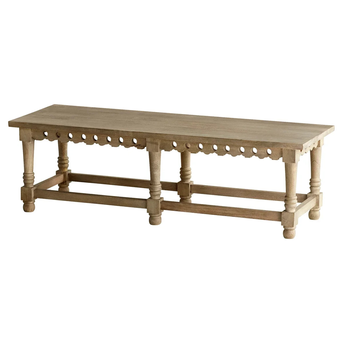 Cyan Design  Divano Bench | Weathered Grey 11167