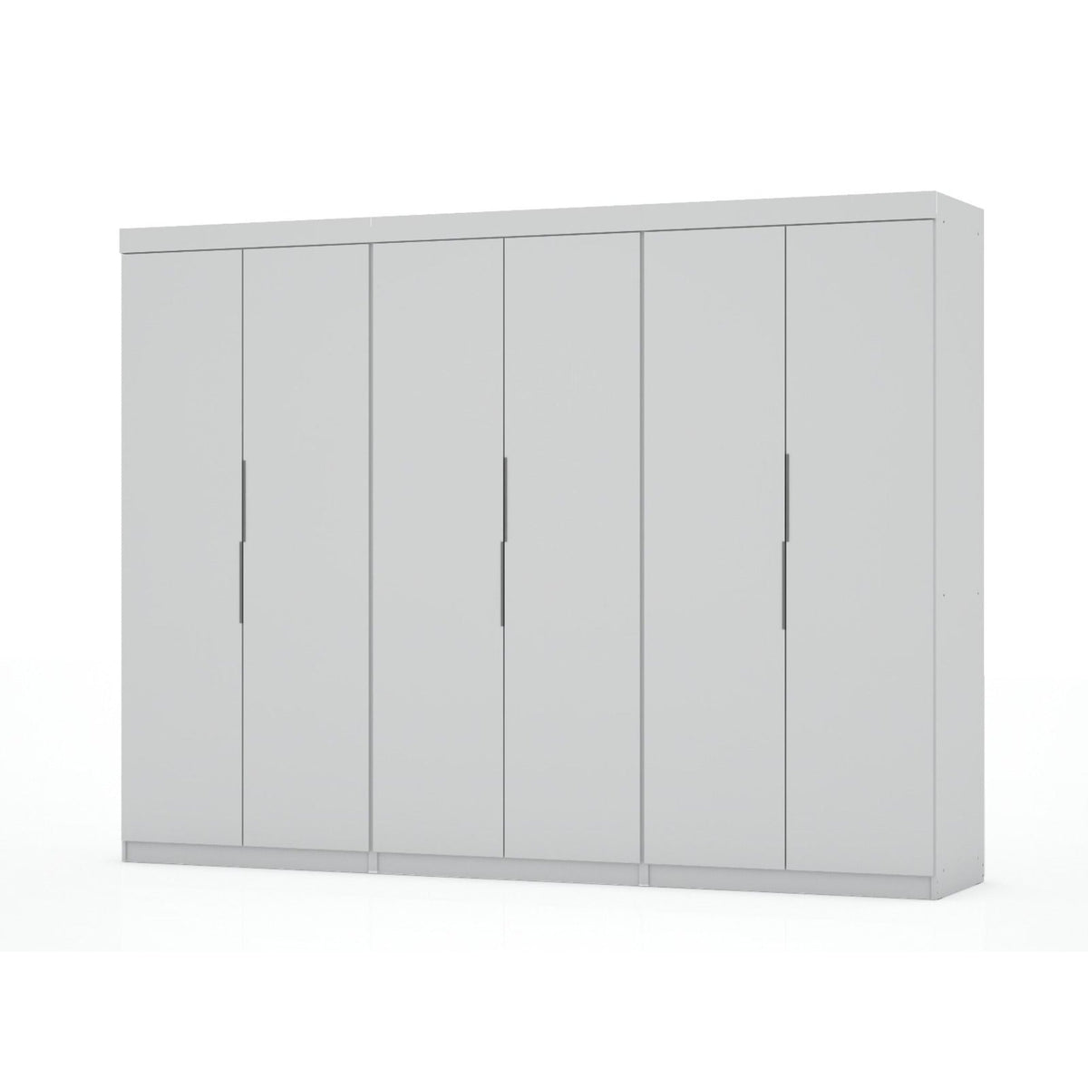 Manhattan Comfort Mulberry 2.0 Modern 3 Sectional Wardrobe Closet with 6 Drawers - Set of 3