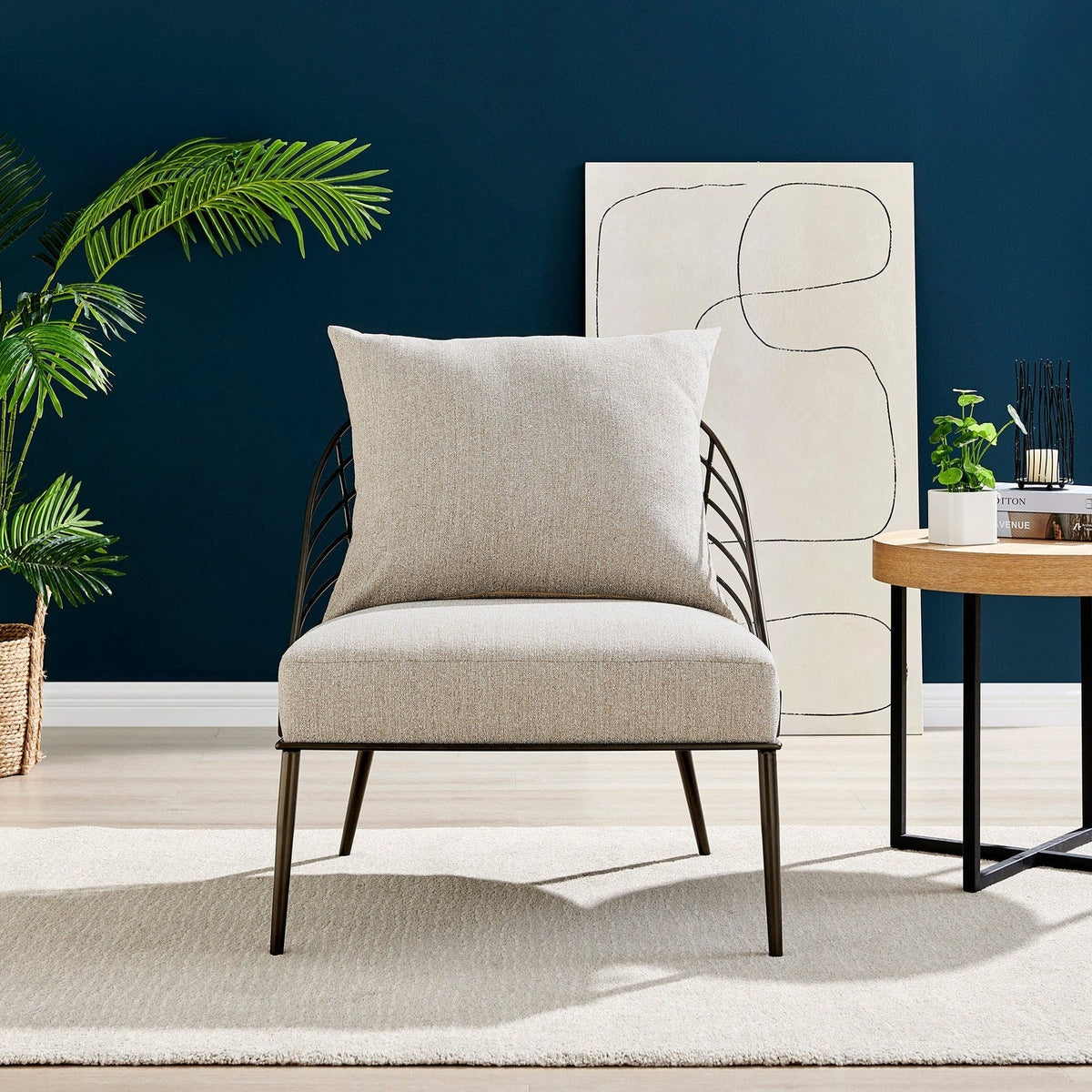 New Pacific Direct Kelby Fabric Accent Chair 1250034-579