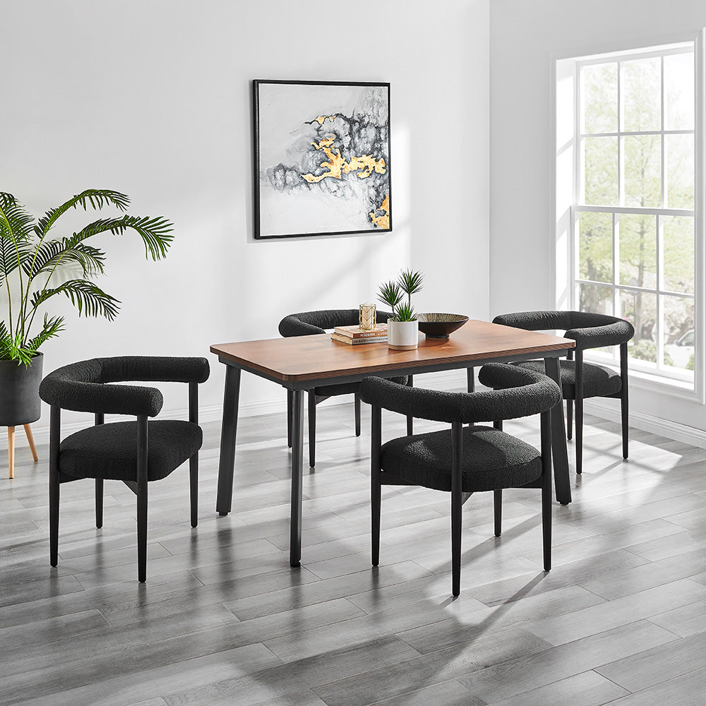 New Pacific Direct Keanu Fabric Dining Side Chair 1250038-576