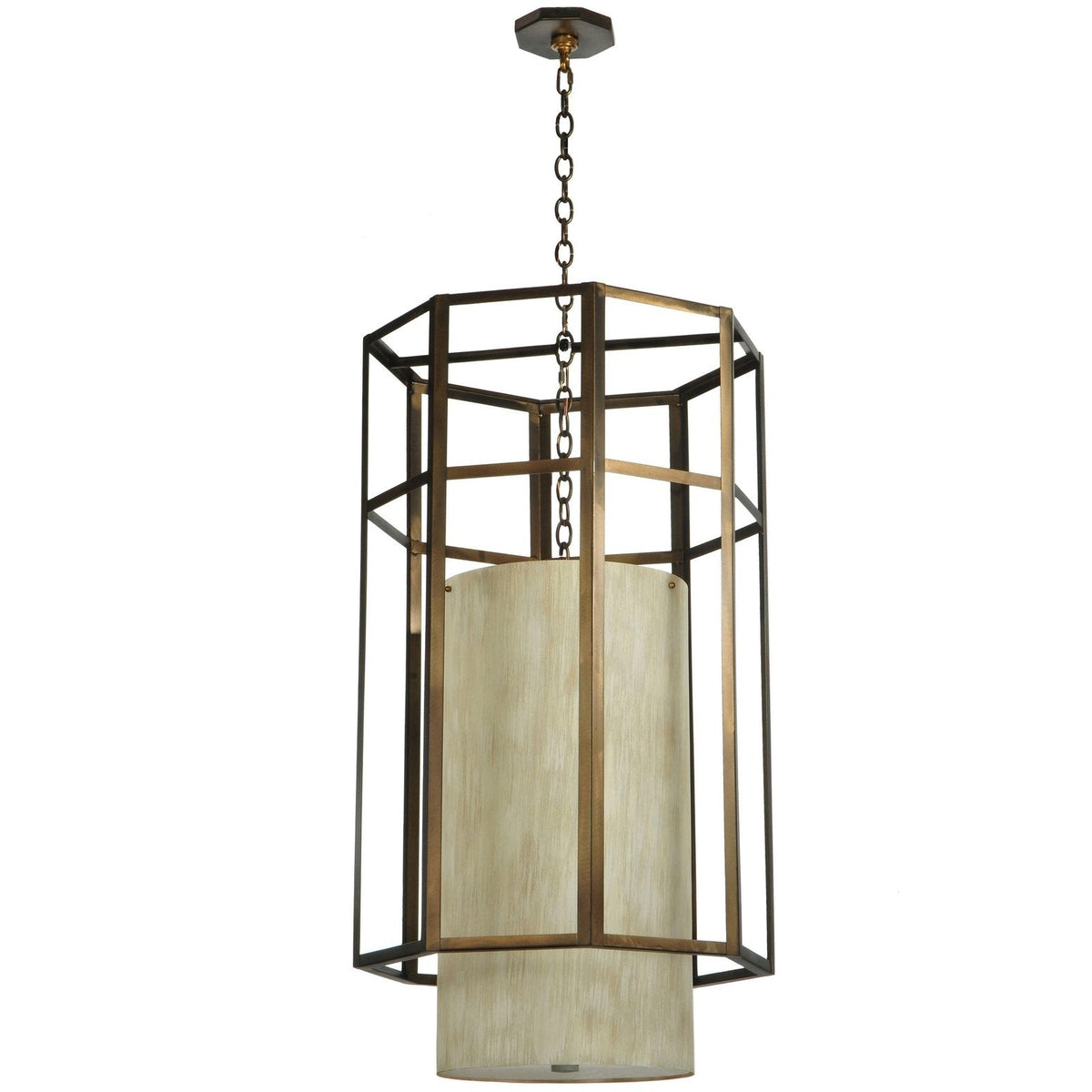 Meyda 23.5"W Cilindro Caged Pendant
