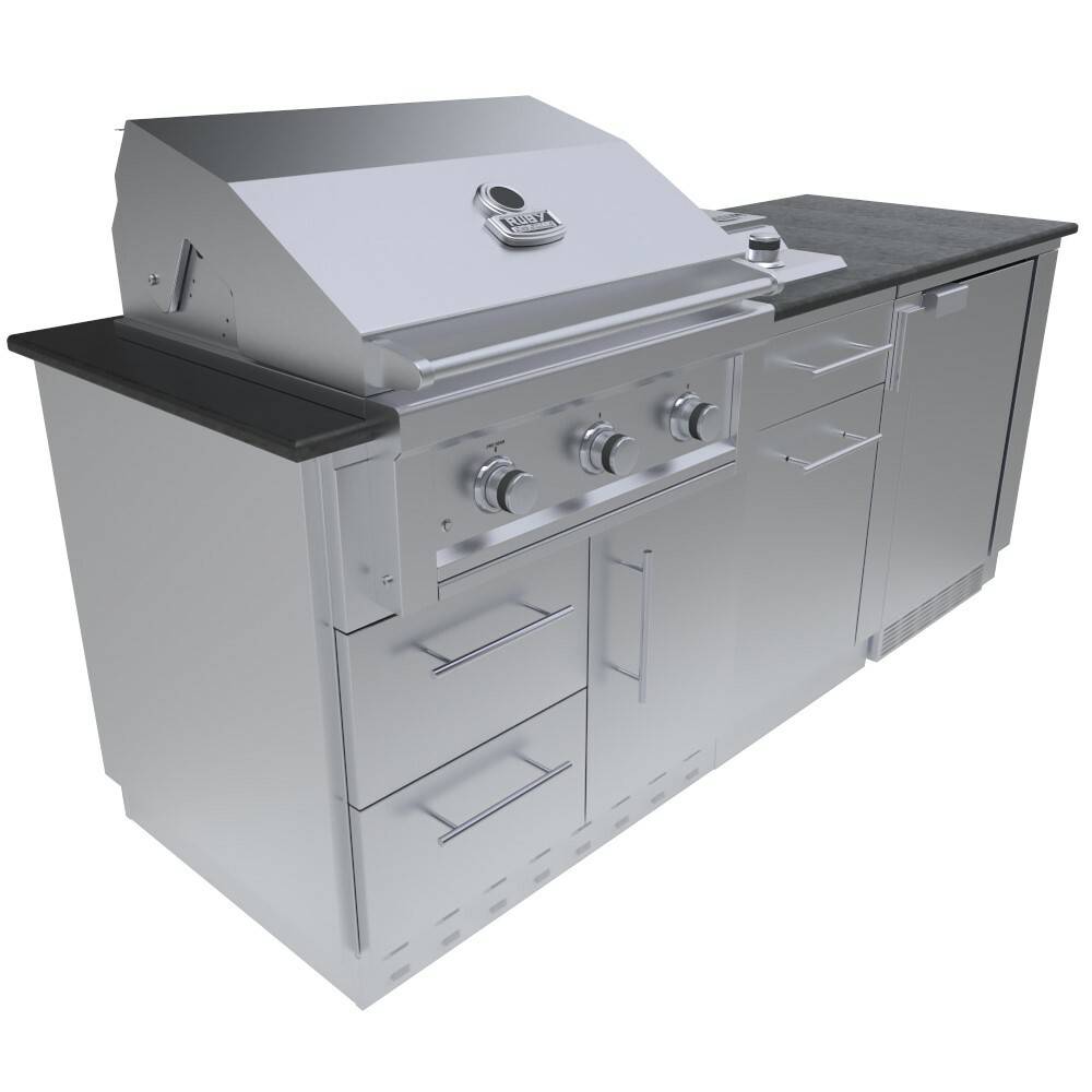 Sunstone TANGO 7’ Outdoor Grilling Station Package SCPTANGO