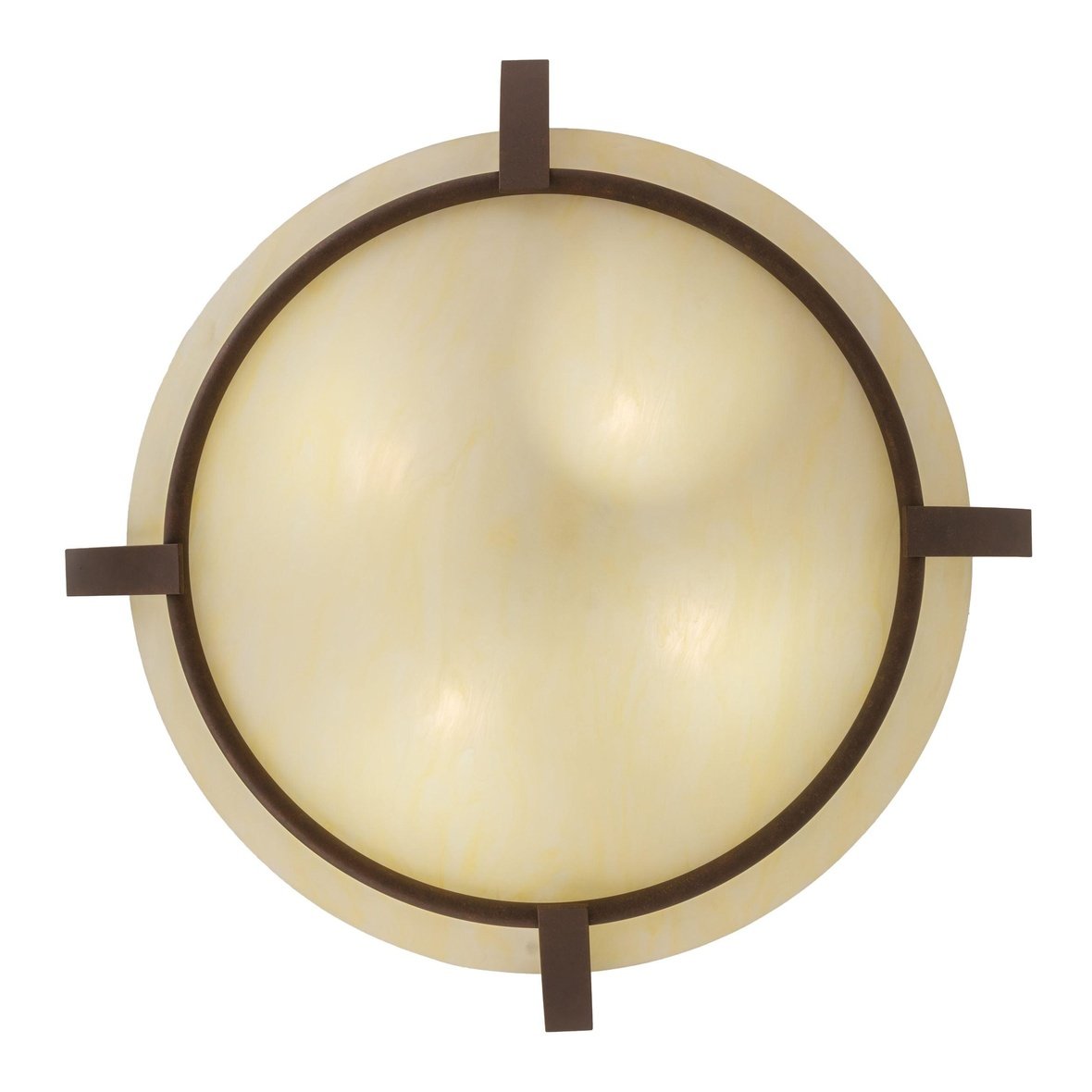 Meyda 30"W Covina Semi-Flushmount