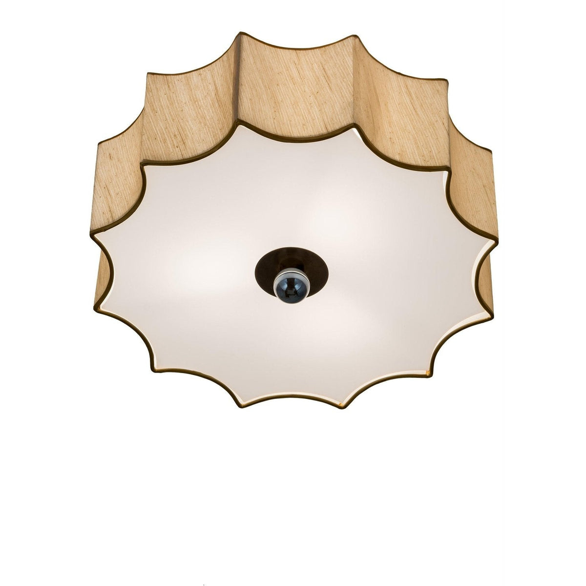 Meyda 22"W Arevik Semi-Flushmount