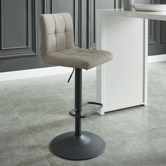 Worldwide Home Furnishings Sorb-Air Lift Stool-Beige Adjustable Air-Lift Stool, Set Of 2 203-327BEG