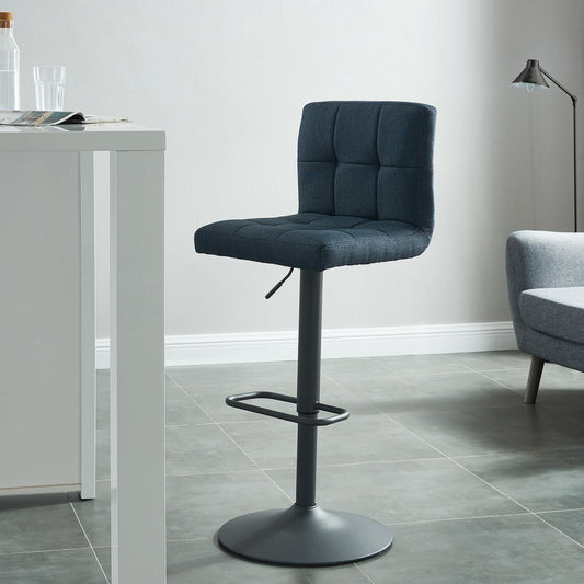 Worldwide Home Furnishings Sorb-Air Lift Stool-Blue Grey Adjustable Air-Lift Stool, Set Of 2 203-327BLU