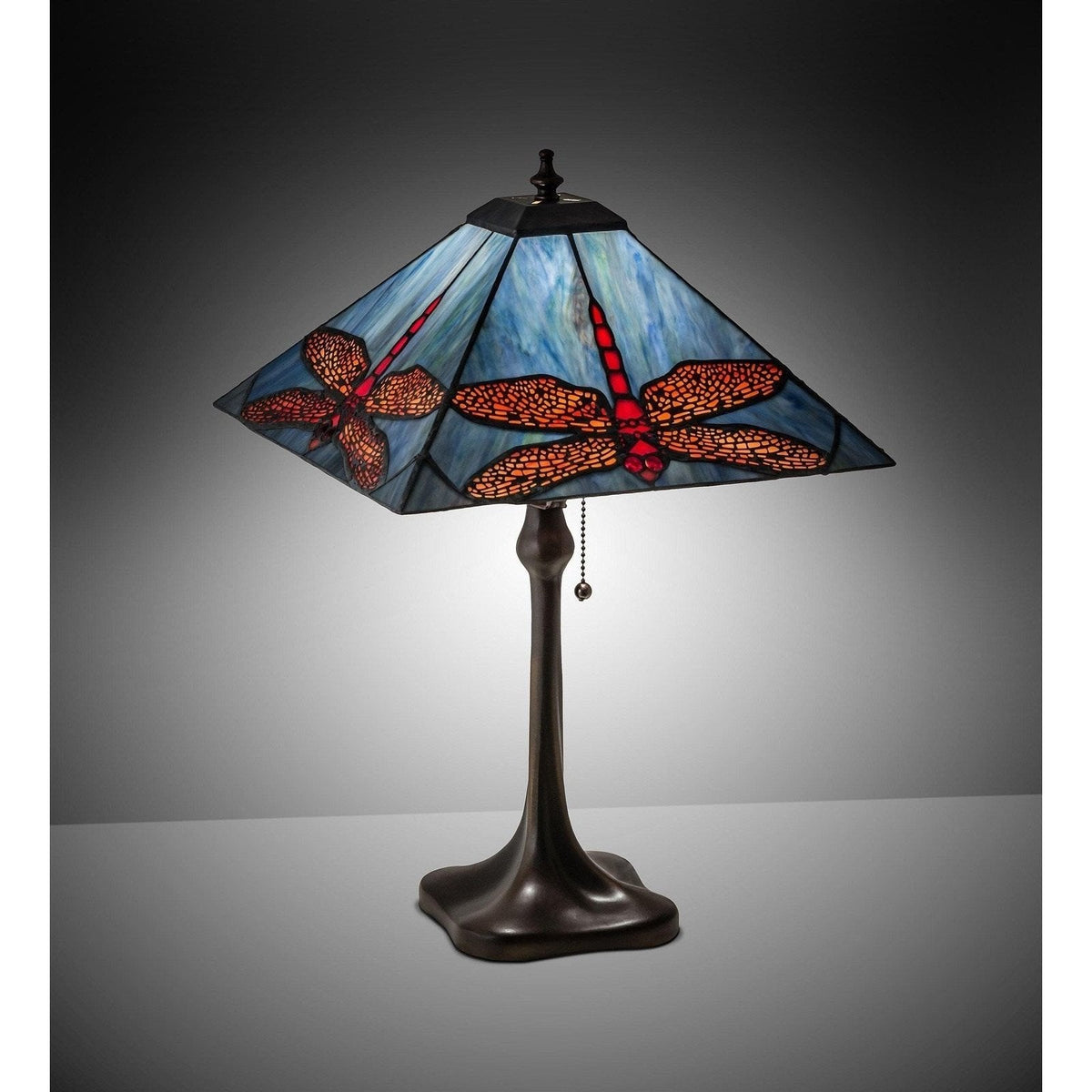 Meyda 20" High Prairie Dragonfly Table Lamp
