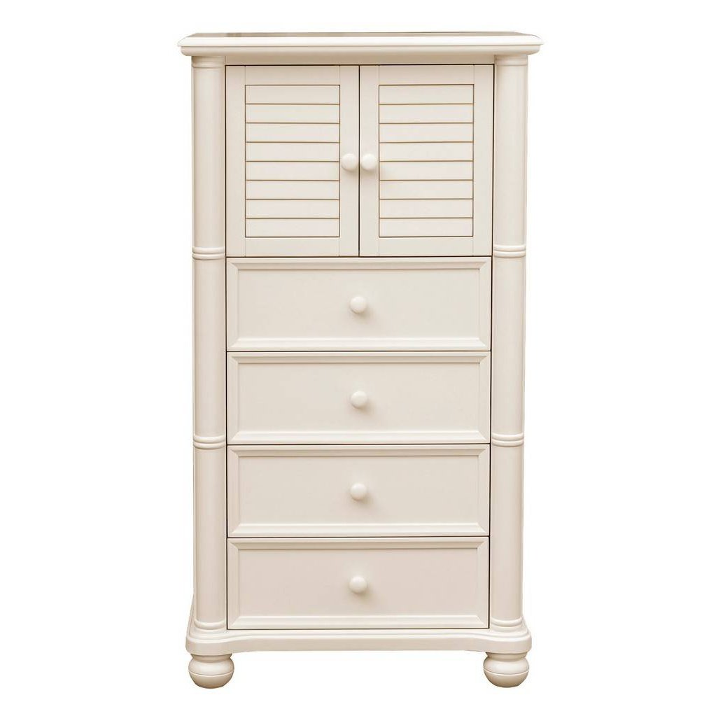 Sunset Trading Ice Cream at the Beach Bedroom Chest | 4 Drawers 2 Cabinets | Fully Assembled CF-1742-0111