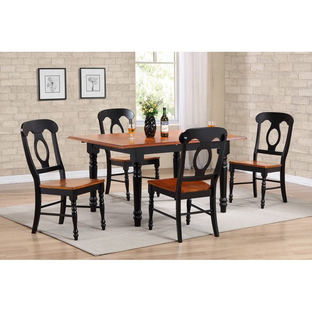 Sunset Trading Selections 5 Piece 48-60" Rectangular Extendable Dining Set