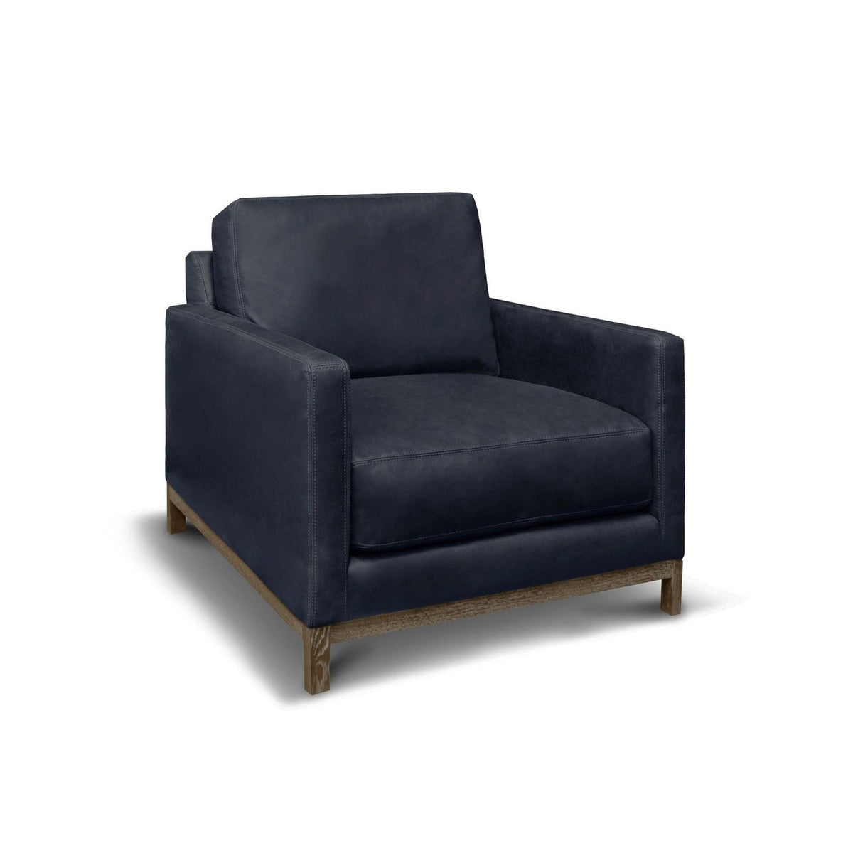GTR Monterrey 32" Wide Upholstered Accent Chair, Napa Admiral
