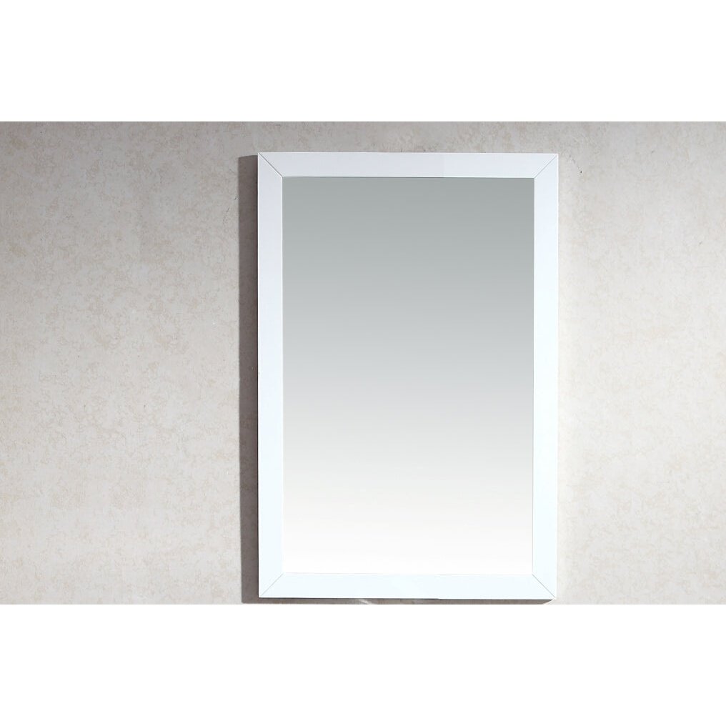 Laviva Sterling 24" Framed Rectangular White Mirror 313FF-2430W