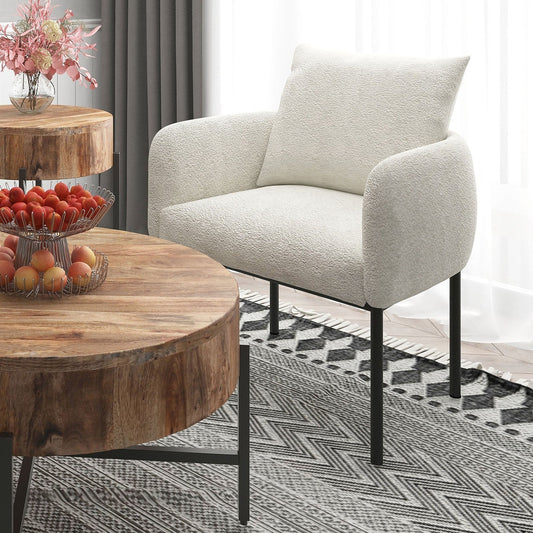 Worldwide Home Furnishings Zana-Accent Chair-Cream Accent Chair 403-572CM_BK