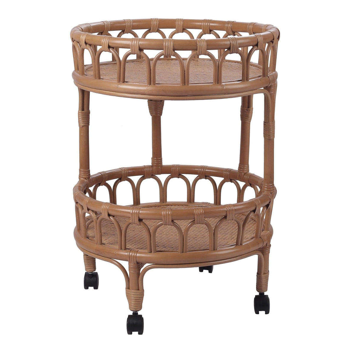 New Pacific Direct Dijon Rattan Cart 4900032