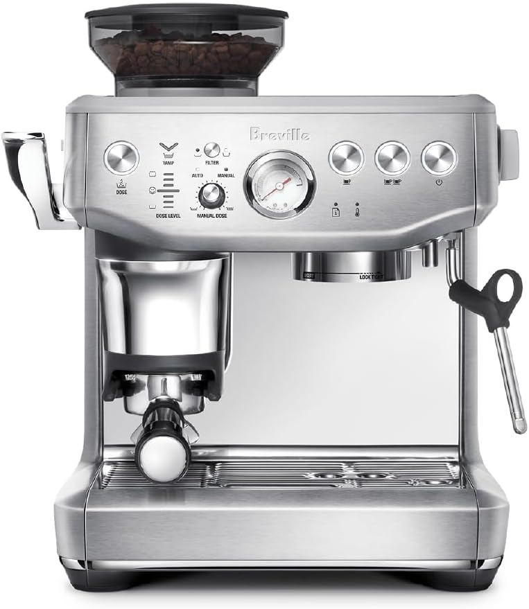 Sage the Barista Express Impress Espresso Machine - Integrated Grinder with Assisted Tamping - SES876