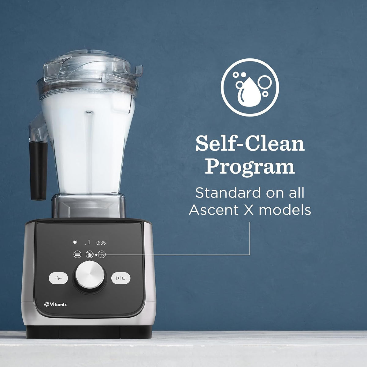 Vitamix Ascent X5 Professional-Grade Blender - 10 Programs with 48 oz Container & SELF-DETECT - 073495