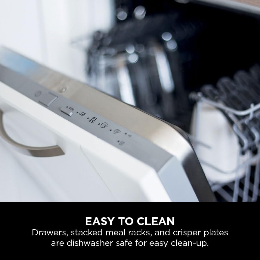 Ninja Double Stack 2-Drawer Air Fryer 7.6L SL300UK, Black