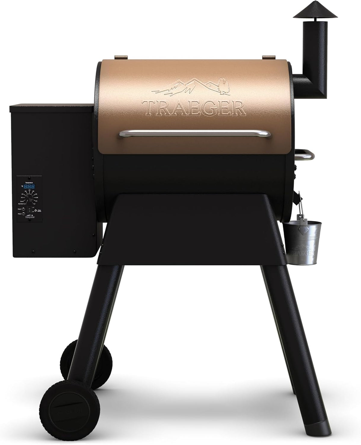 Traeger Pro 22 Wood Pellet Grill & Smoker - 6-in-1 BBQ with 572 Sq In Cooking Area & Digital Pro Controller - TFB57PZBO