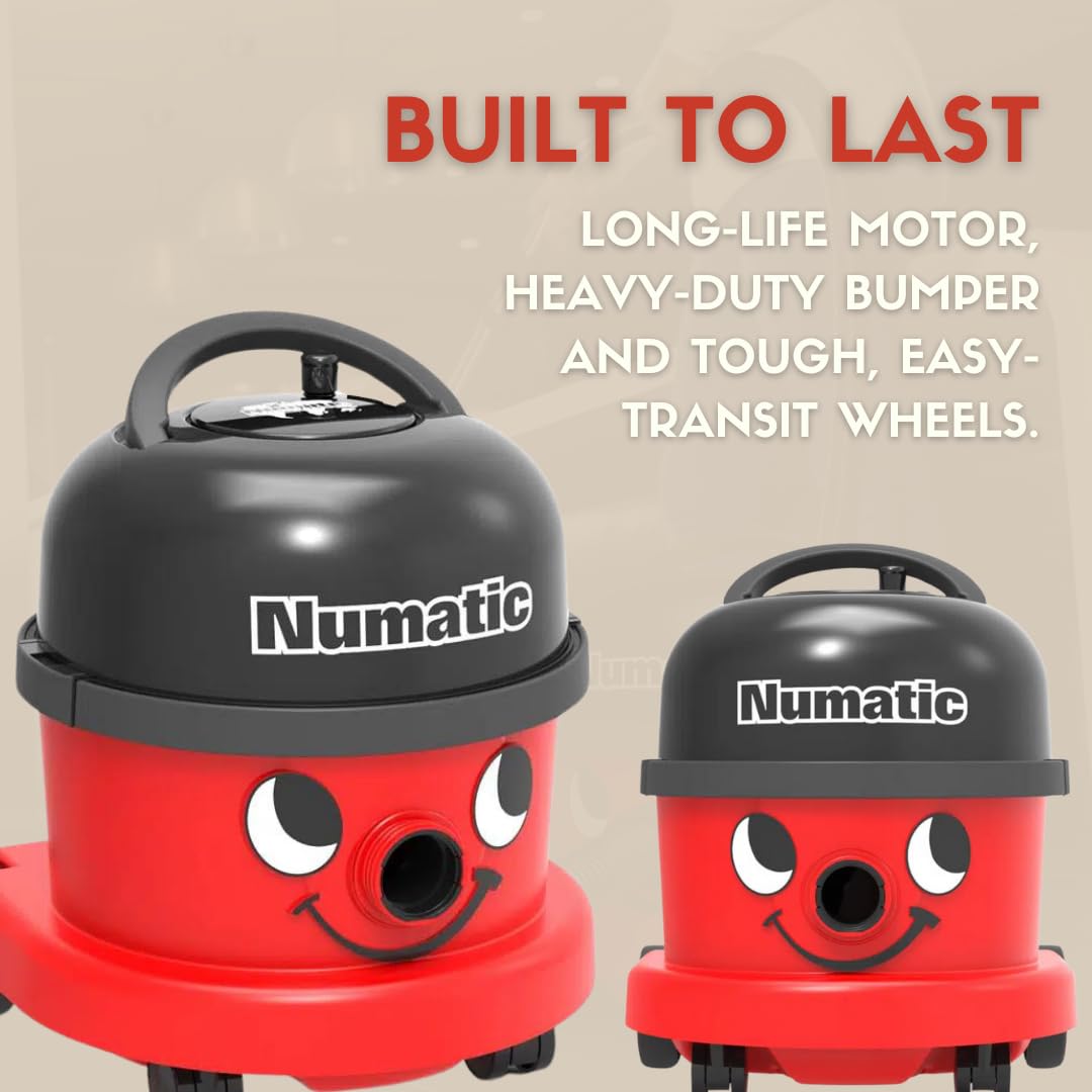 Numatic Henry NRV240-11 Commercial Dry Vacuum Cleaner 620W 9L with NA1 Kit