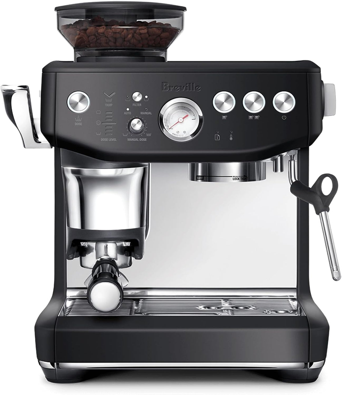 Sage the Barista Express Impress Espresso Machine - Integrated Grinder with Assisted Tamping - SES876