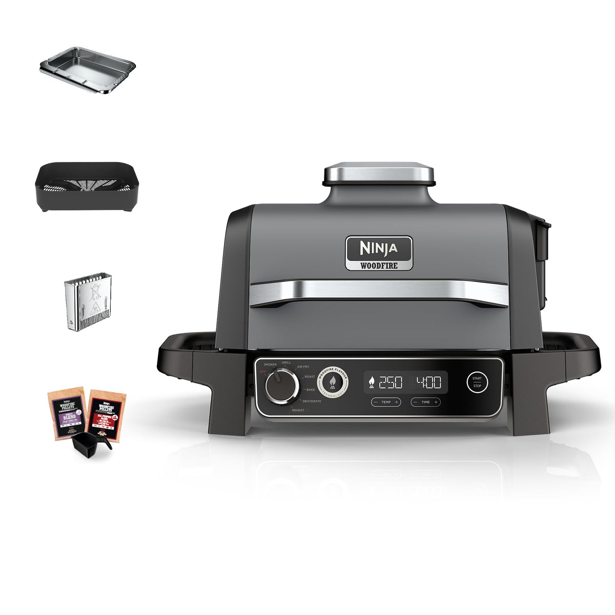 Ninja Woodfire Electric BBQ Grill & Smoker OG701UK