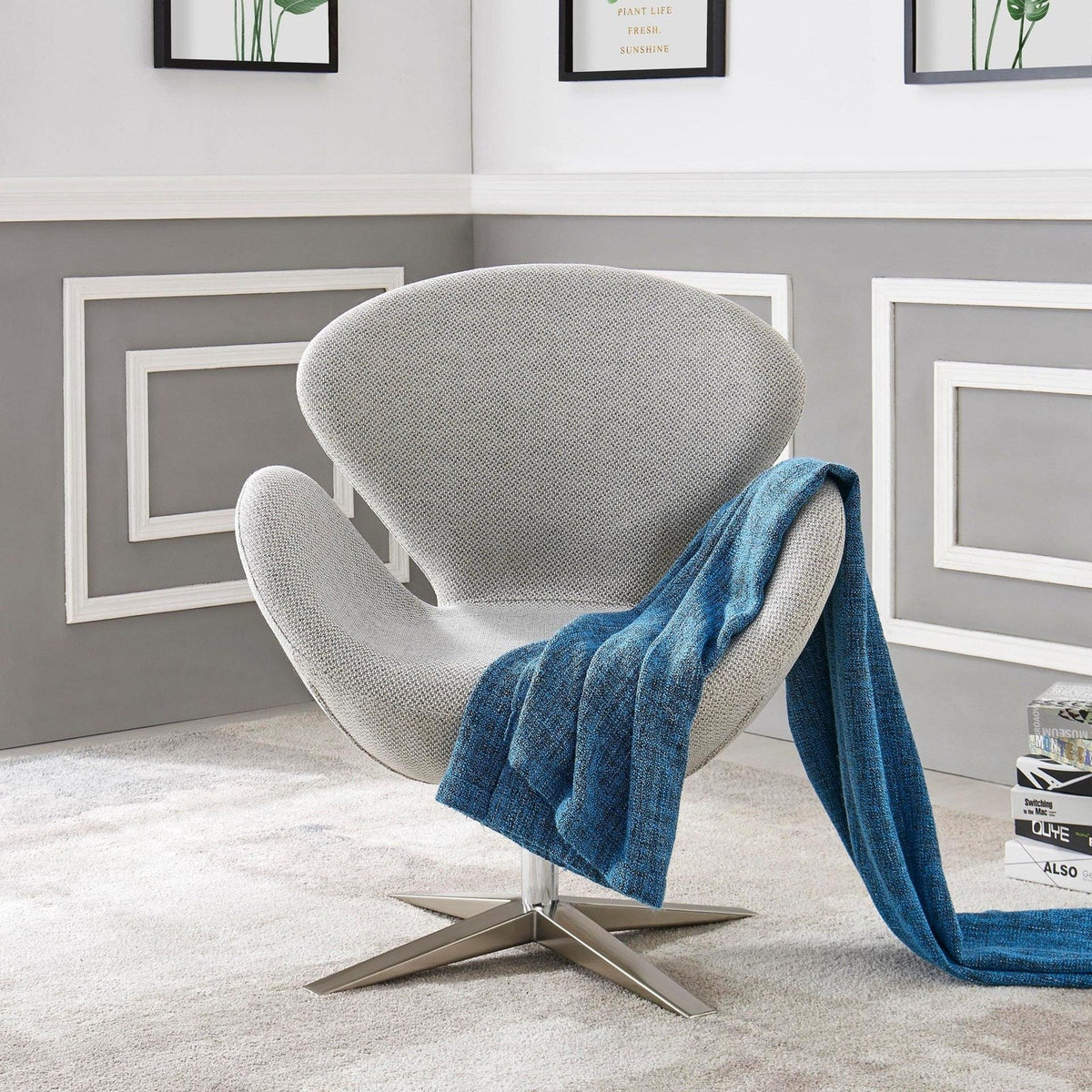 New Pacific Direct Beckett Fabric Swivel Chair 6300064-410
