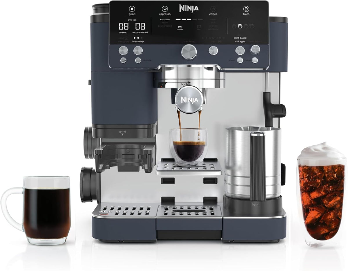 Ninja Luxe Café Premier Series - 3-in-1 Espresso Machine with Barista Assist Technology - ES601UK
