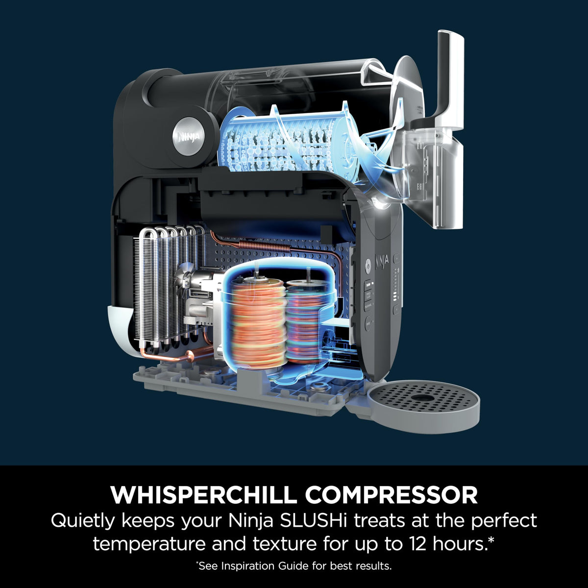Ninja SLUSHi Frozen Drink Maker FS301UK, 1.9L, Arctic Blue & Grey