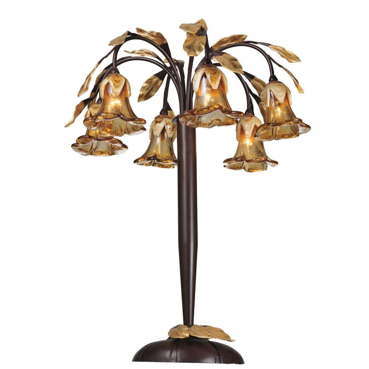 Meyda 21"H Celestial Bouquet 6 LT Table Lamp