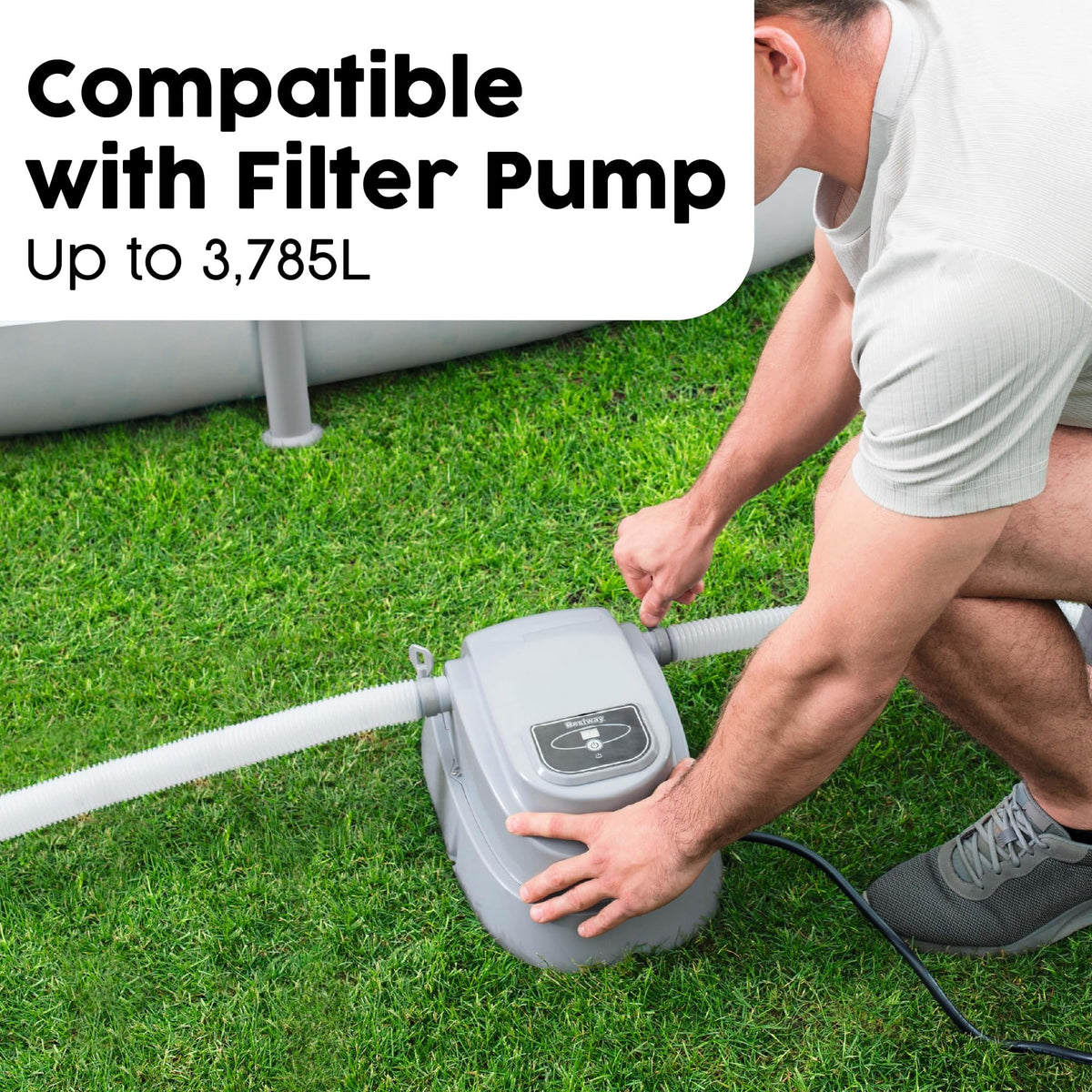 Bestway Flowclear Electric Pool Heater 2.8kW for Above Ground Pools
