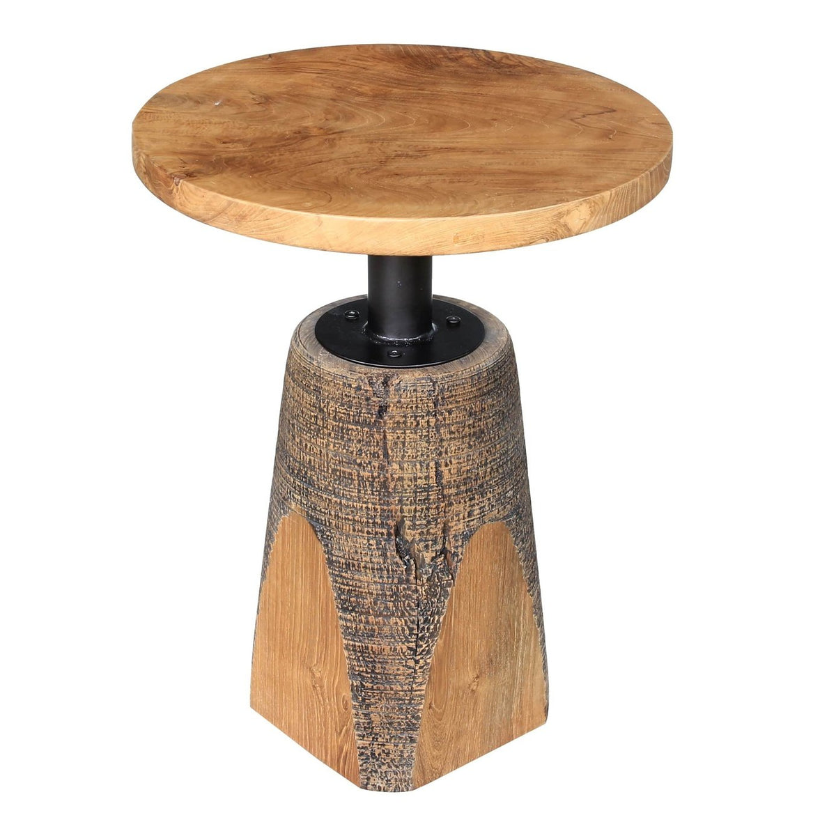 New Pacific Direct Nikko Reclaimed Teak Wood Side/ End Table 9600041