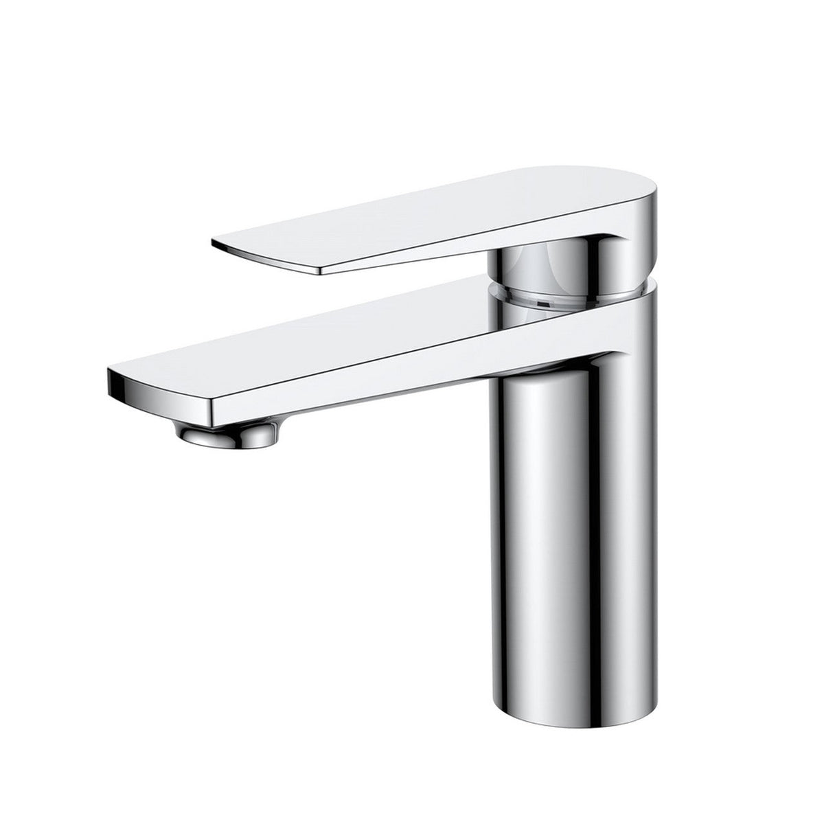 KubeBath Aqua Letti Chrome Single Lever Bathroom Vanity Faucet