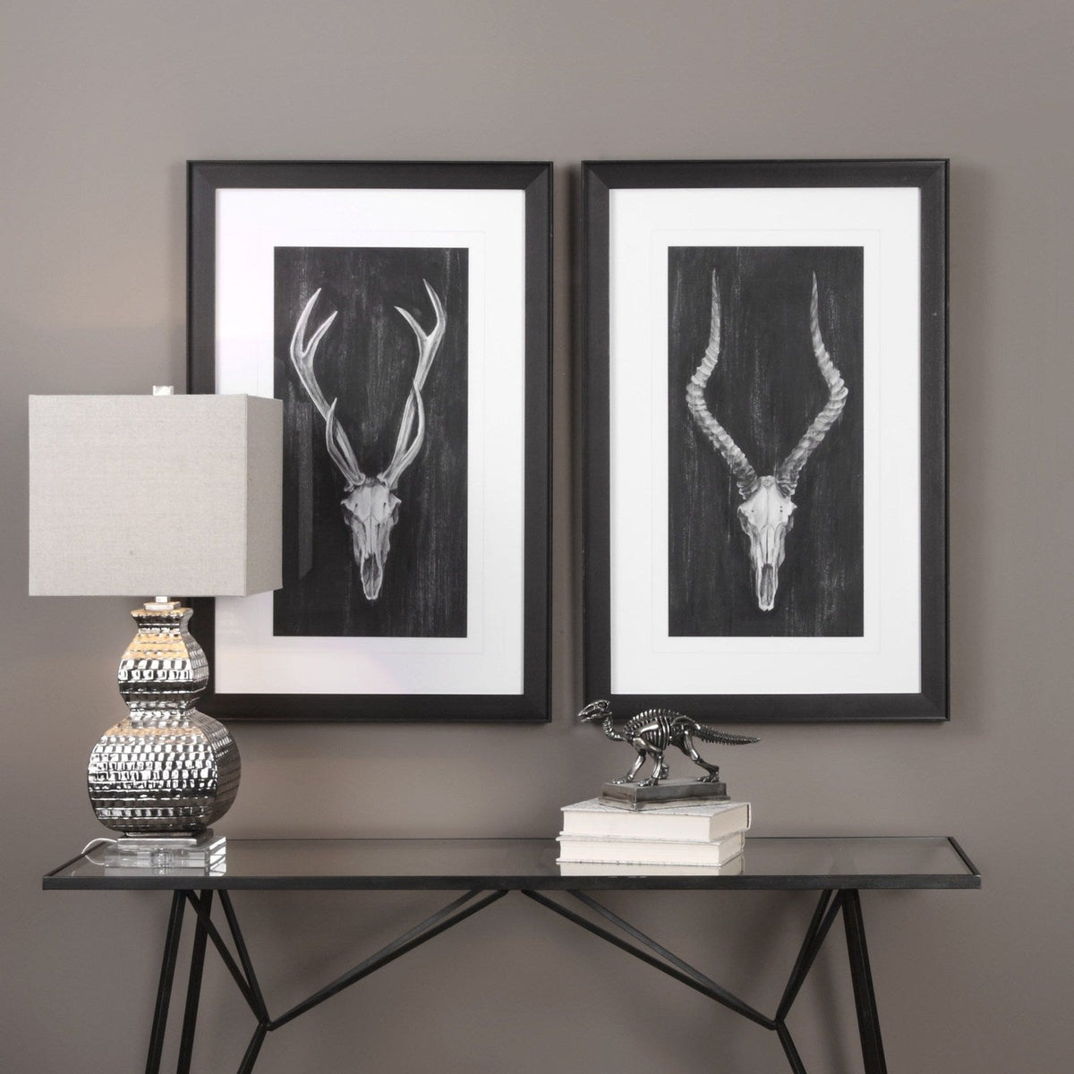 Uttermost Rustic European Mounts Prints S/2 33648