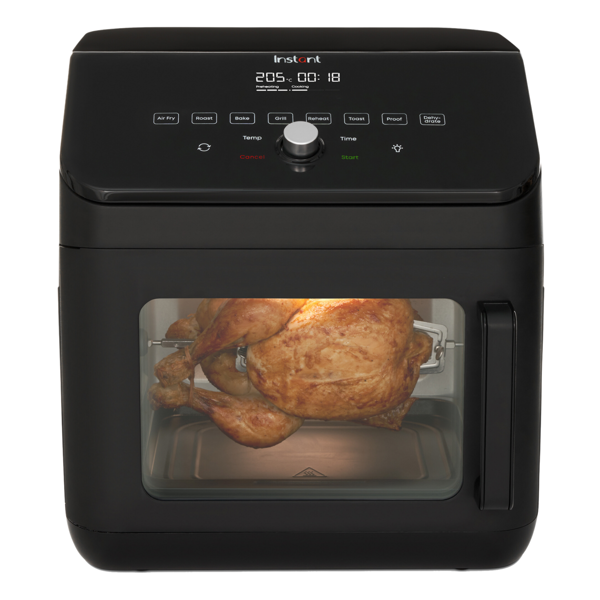 Instant Vortex Plus 13L Air Fryer Oven with Rotisserie, 9-in-1, Black