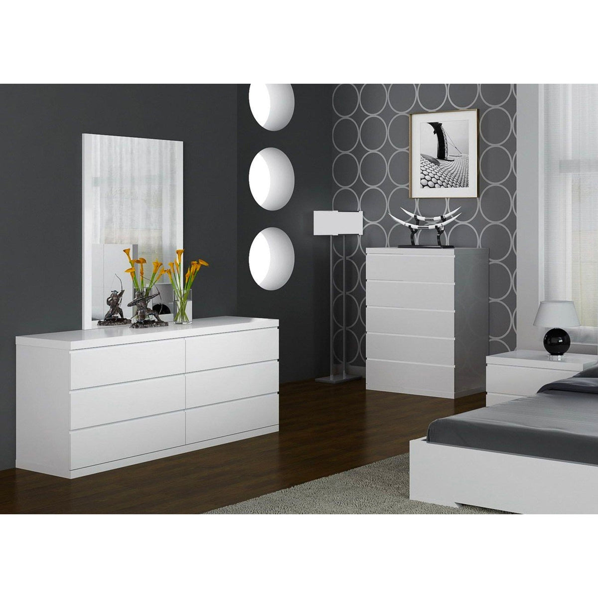 Whiteline Modern Living Anna Mirror