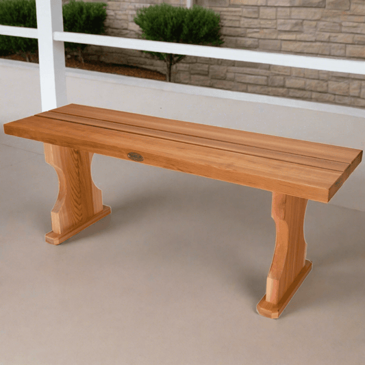 All Things Cedar 4-ft Backless Bench BB45